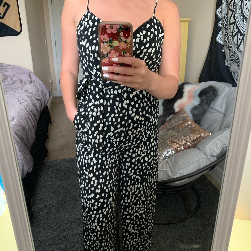 American Threads Black & White Jumpsuit